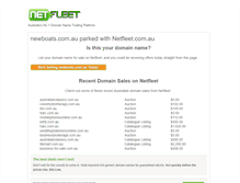 Tablet Screenshot of newboats.com.au